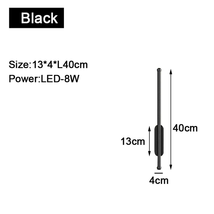 Goldzwarte Binnen-LED-Wandlampen: Stijlvolle verlichting voor uw ruimte