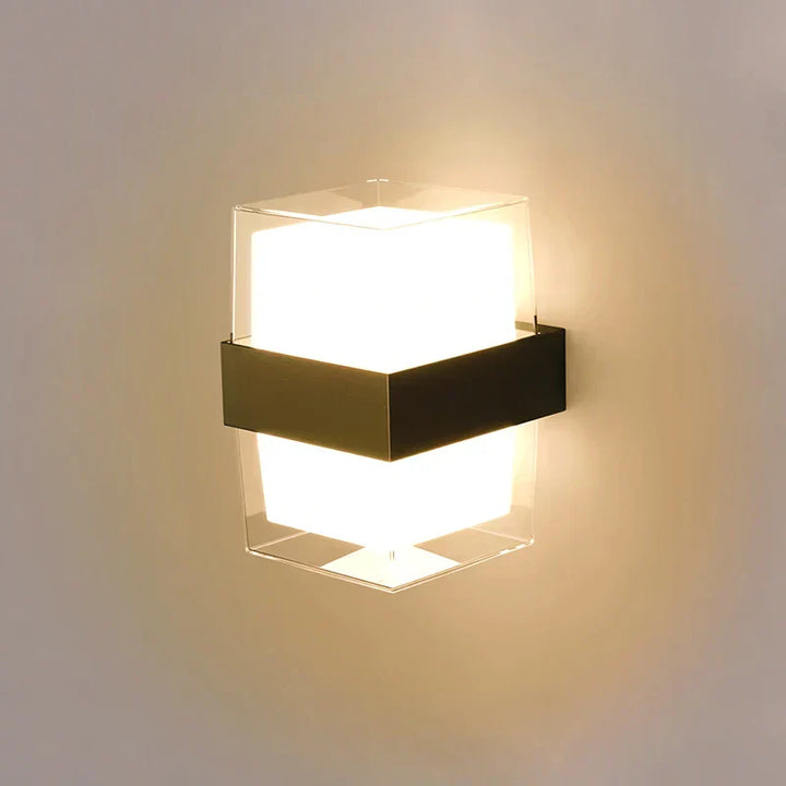 Moderne LED buitenwandlamp – Waterdichte wandlamp voor veranda en balkon voor tuin thuis, IP55 beoordeeld