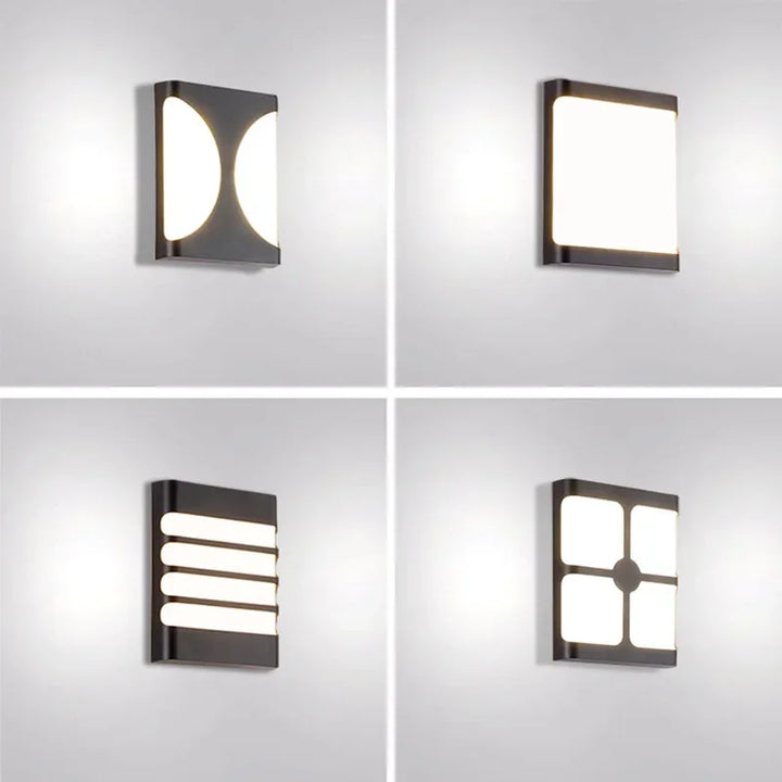 Moderne LED buitenwandlamp - Waterdichte tuinwandlamp, wandlicht voor gang, balkon en ingangsdecoratie