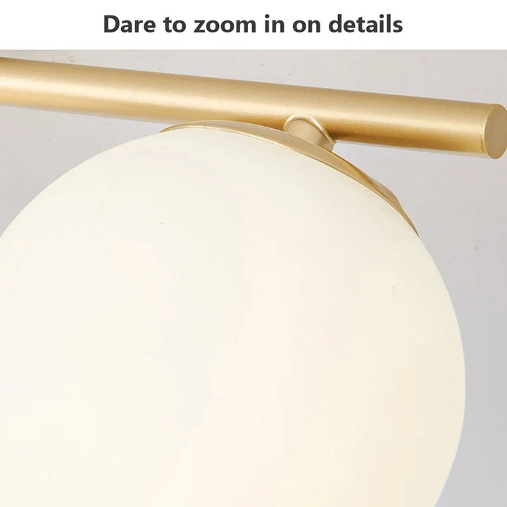 Moderne Nordic LED Plafondlamp – Gouden IJzeren en Glazen Lamp voor Gang, Corridor, Kledingkast, Balkon en Slaapkamer