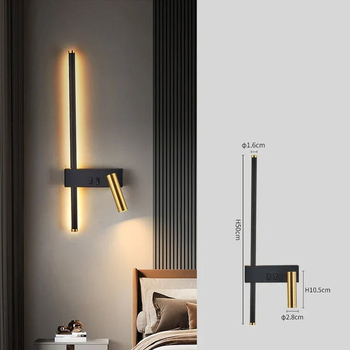 Moderne LED Wandlamp - Nordic Style voor Creatieve Woondecoratie