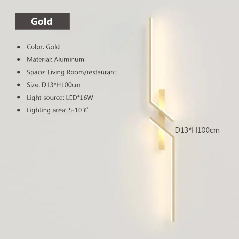 Moderne LED-Wandlamp - Minimalistisch ontwerp, op- en aflicht voor slaapkamer, woonkamer, TV-sofa en lobby - Dimbare wandmontageverlichting