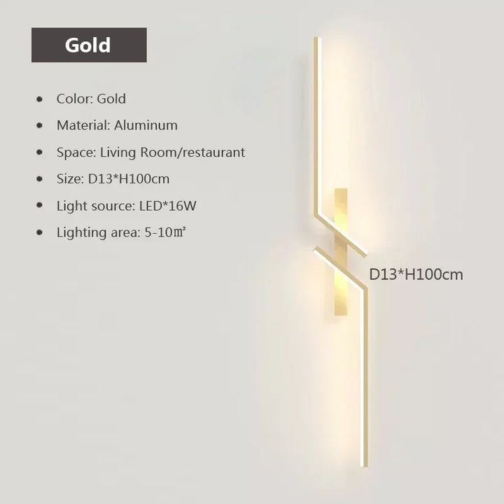 Moderne LED-Wandlamp - Minimalistisch ontwerp, op- en aflicht voor slaapkamer, woonkamer, TV-sofa en lobby - Dimbare wandmontageverlichting