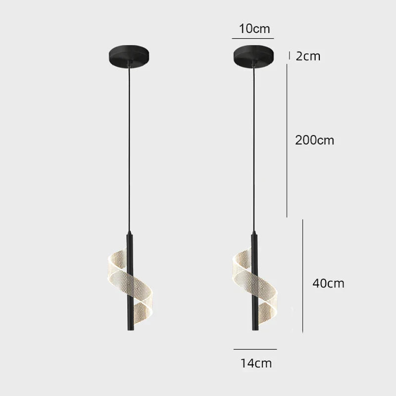 Nordic LED Hanglamp – Moderne Hanglamp voor Woonkamer, Slaapkamer, Eettafel en Gang – Gouden Acryl Lampenkappen, InterieurdDecoratie