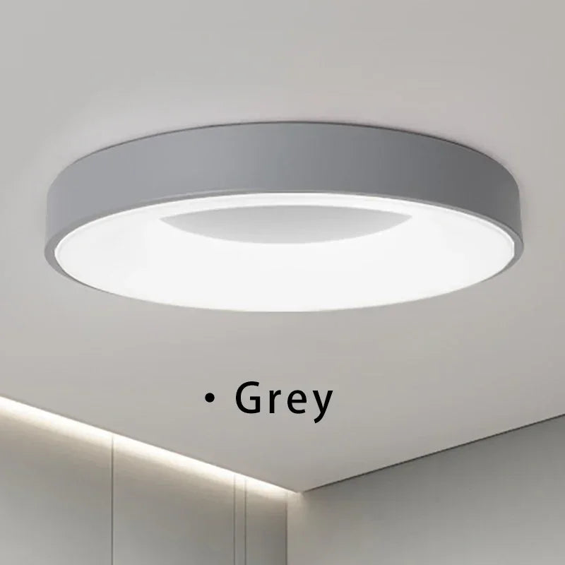 Moderne Macaron LED Plafondlamp - Verstelbaar rond ontwerp met afstandsbediening dimmen voor slaapkamer, woonkamer en gang