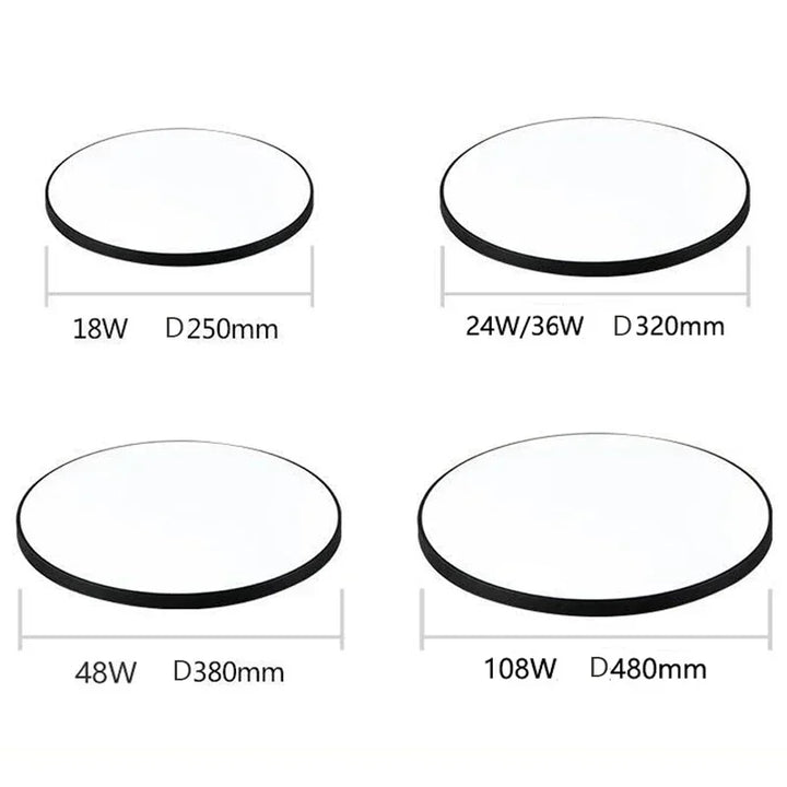 Moderne LED ronde plafondlampen - Plafondlampen voor woonkamer, slaapkamer, badkamer, eetkamer, keuken