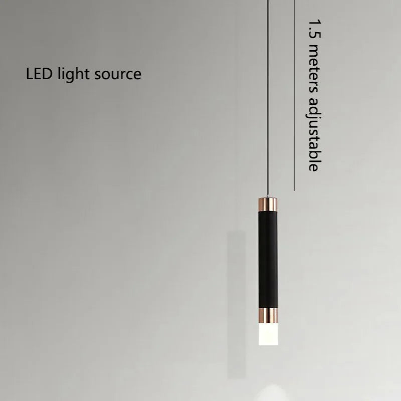 Moderne Minimalistische LED Hanglamp Kroonluchter – Verstelbare Hanglamp voor Slaapkamer, Woonkamer en Woondecoratie