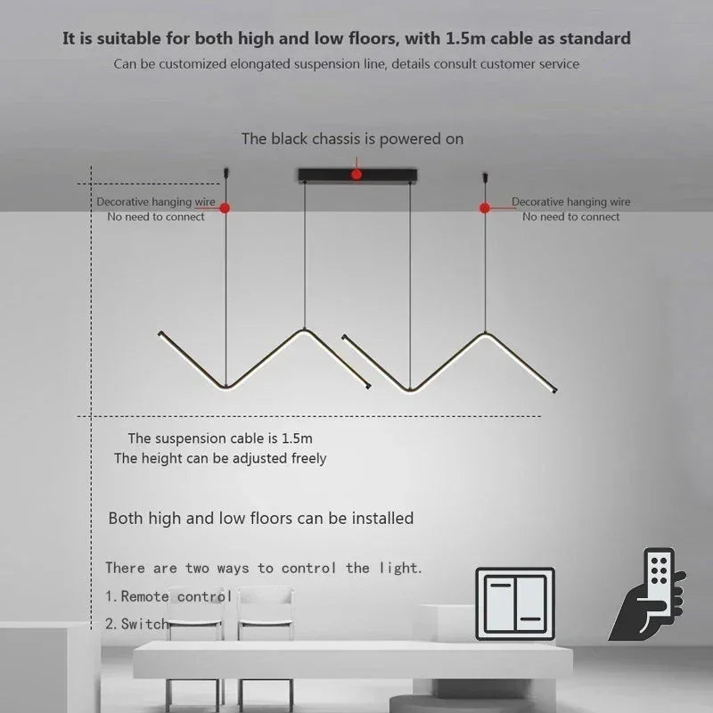 Moderne LED Hanglampen: Verlicht uw woonruimtes met stijl en elegantie
