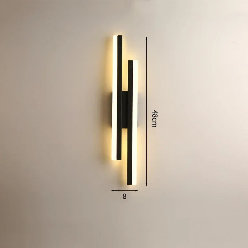 Moderne LED Wandlamp Strip Licht: Eenvoudige en stijlvolle verlichting