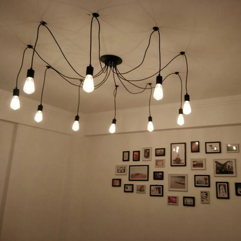 DIY Hanglampen: Moderne Retro-Kroonluchter voor stijlvolle woningdecoratie