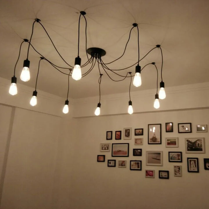 DIY Hanglampen: Moderne Retro-Kroonluchter voor stijlvolle woningdecoratie