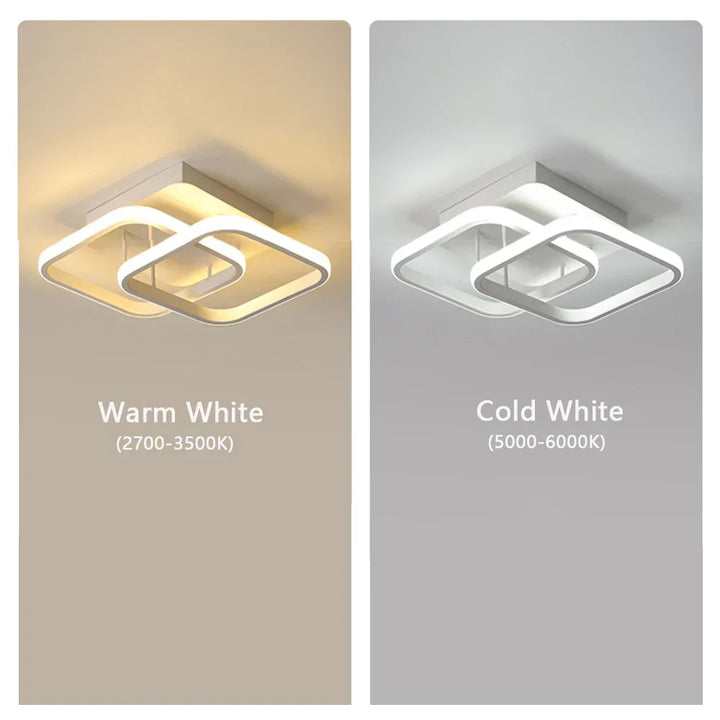 IRALAN Plafondlamp LED gangplafondlamp voor keuken slaapkamer woonkamer balkon ganglamp woondecoratie entree railverlichting