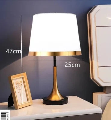 Europese Retro Slaapkamer Nachttafel Lamp - Moderne Amerikaanse Decoratieve Lichtbron