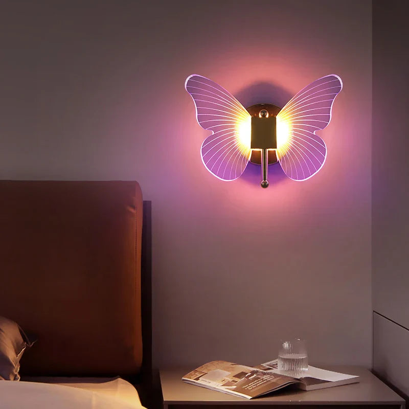 Schmetterling LED Wandlamp: Voeg kleurrijke elegantie toe aan uw ruimte