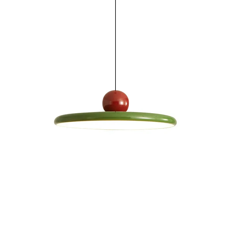 Nordic Cream Vliegen Schotel Hanglamp – Moderne LED-Lamp voor woonkamer, slaapkamer en restaurant, 20/30cm