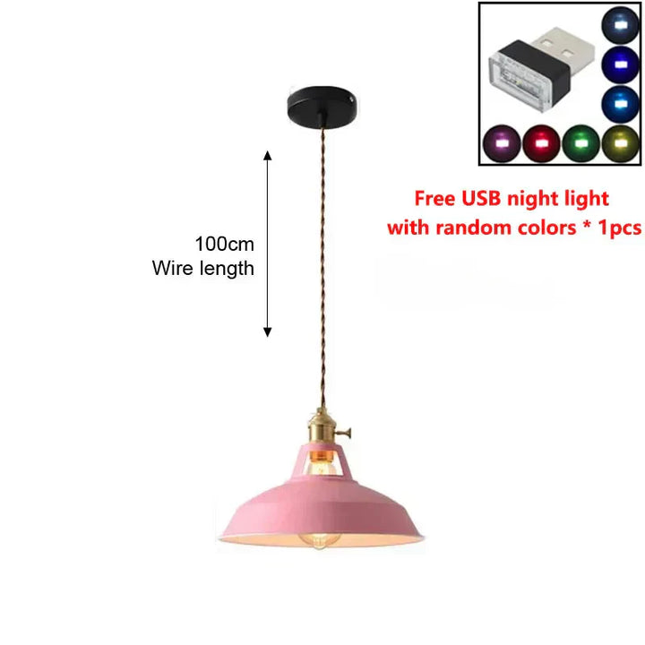 LED IJzeren Kroonluchter Hanglamp - Vintage Hanglamp
