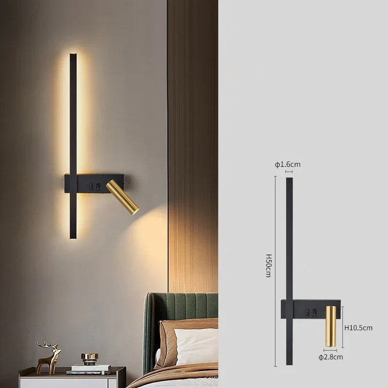 Moderne LED Wandlamp - Nordic Style voor Creatieve Woondecoratie