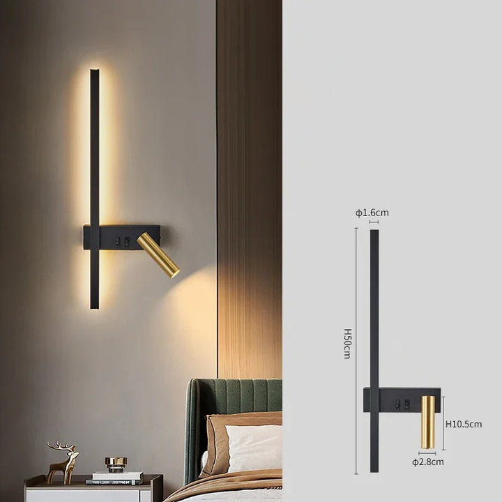 Moderne LED Wandlamp - Nordic Style voor Creatieve Woondecoratie