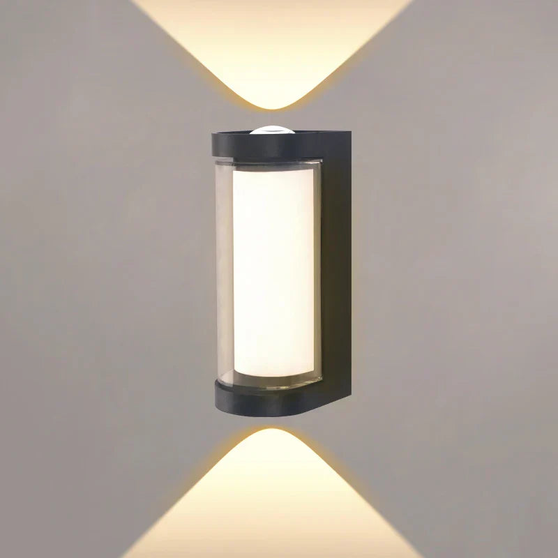 Moderne LED buitenwandlamp – Waterdichte wandlamp voor veranda en balkon voor tuin thuis, IP55 beoordeeld