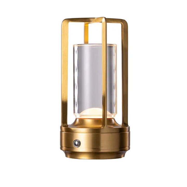 LED Draadloze Tafellamp | Industrieel Stijl, Oplaadbare & Draagbare Verlichting voor Binnen & Buiten Gebruik
