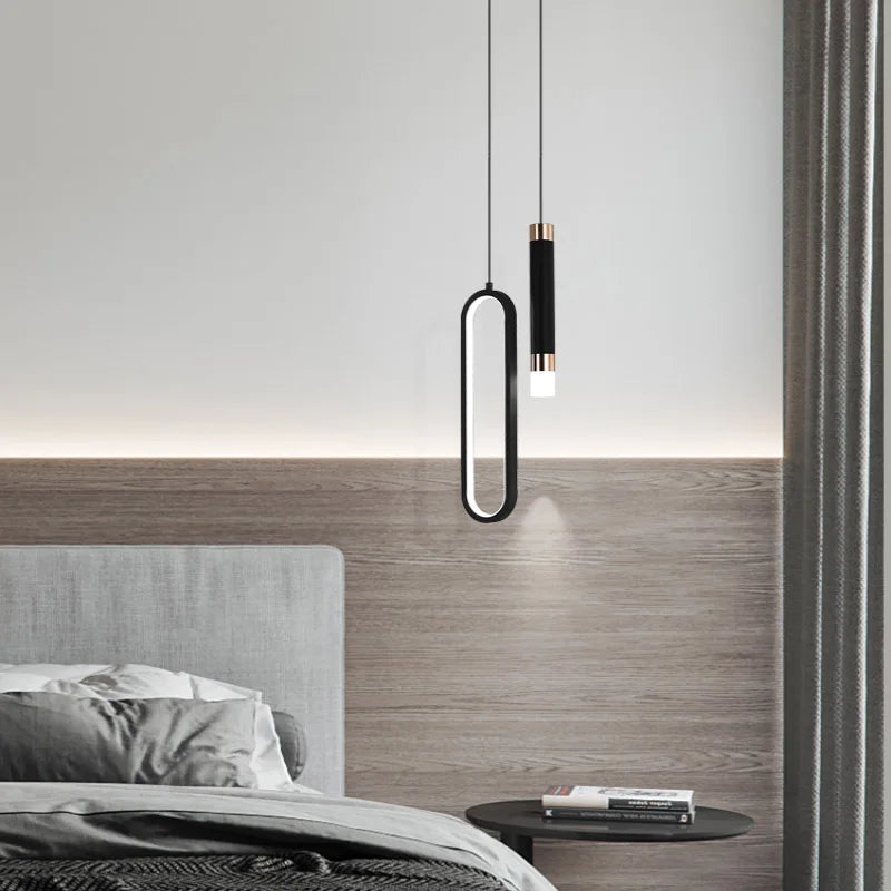 Moderne Minimalistische LED Hanglamp Kroonluchter – Verstelbare Hanglamp voor Slaapkamer, Woonkamer en Woondecoratie