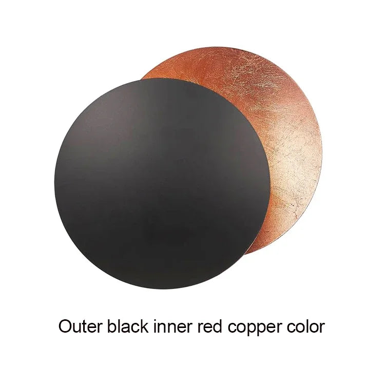 Moderne Eclipse Wandlamp – Ronde LED-wandlamp voor slaapkamer, gang, hal en woonkamer