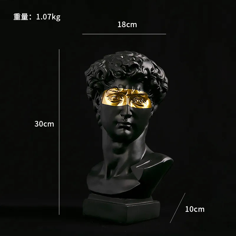 Europese Wooncultuur David Hoofd Hars Beelden Beelden Wooncultuur Moderne abstracte Kunst Buste Sculptuur Kunst Schets Praktijk
