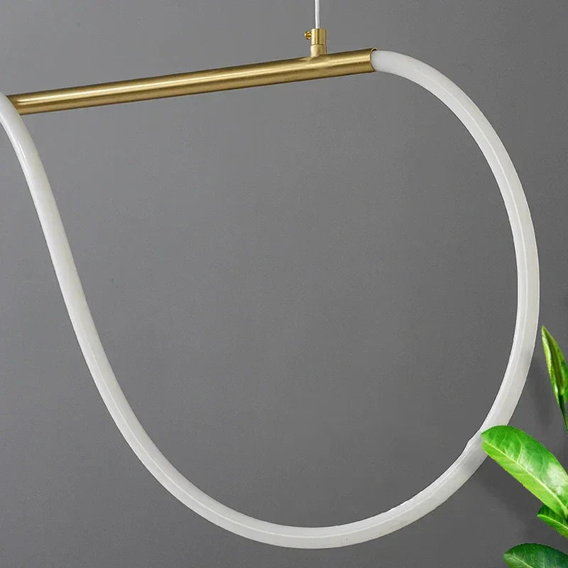 Moderne LED Pendelleuchte – Stijlvolle plafondlamp voor eethoek, keuken & kantoor, energiezuinige AC-voeding, LED-lampen inbegrepen
