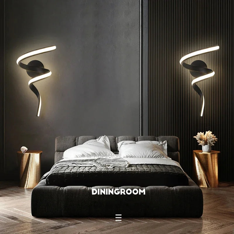 Moderne Minimalistische LED Wandlamp – Op- en Neer- Schakelaar voor Slaapkamer, Woonkamer en Badkamer