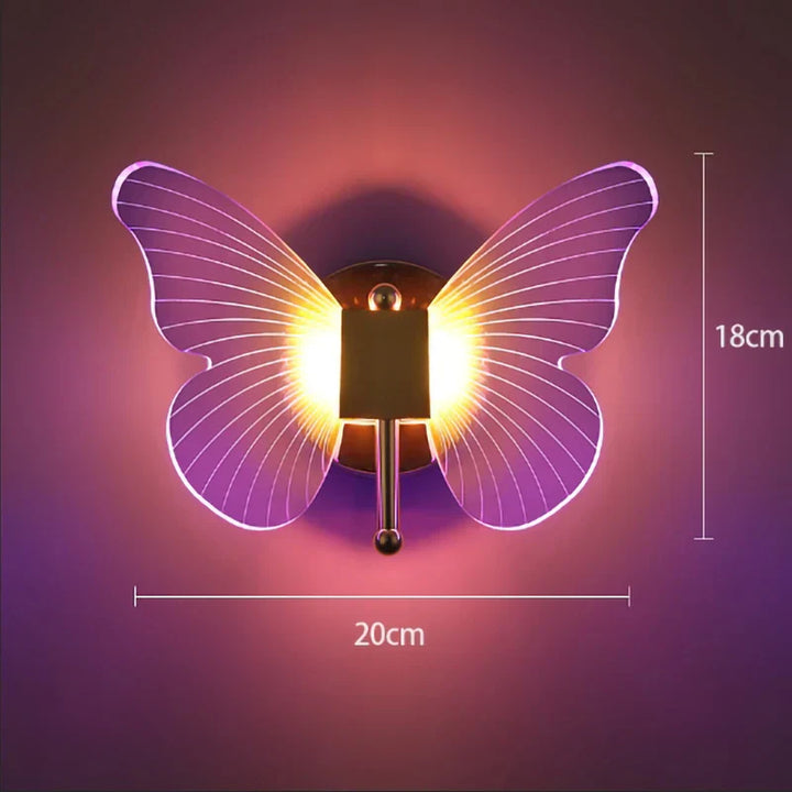 Schmetterling LED Wandlamp: Voeg kleurrijke elegantie toe aan uw ruimte