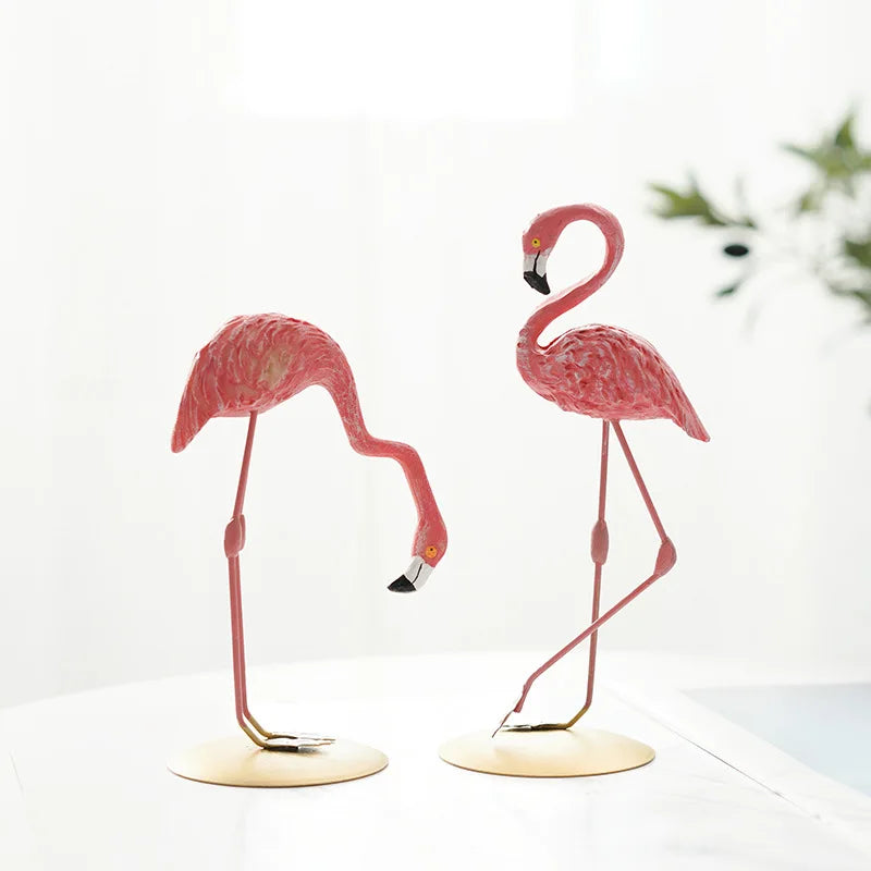 Noordse Flamingo Beeld Figur Standbeeld Sculptuur Woonkamer Kantoor Bruiloft Feest Ornamenten Huishouddecoratie Decoratieaccessoires