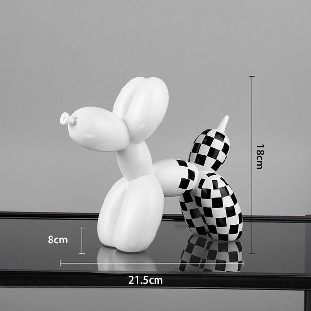 Luxe woondecoratie, luchtballon hond decoratie, bureau accessoires, dieren decoratie, moderne populaire kunst, Scandinavische beelden