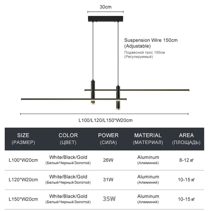 Moderne LED Hanglampen - Minimalistische Verlichting voor Keukeneiland, Bar en Eettafel