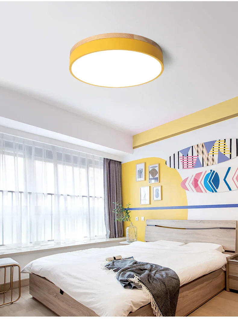 Moderne LED-Plafondlamp – 27W Opbouwlamp met warme, koude en natuurlijke lichtopties voor woonkamer, slaapkamer en keuken