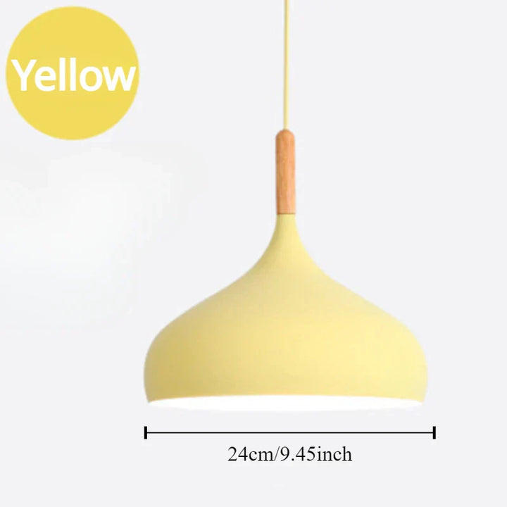 Moderner Macaron Pendelleuchte – Kleurige LED-Kroonluchter voor Slaapkamer, Restaurant, Kantoor & Woonkamer – Verstelbare Aluminium-Hanglamp