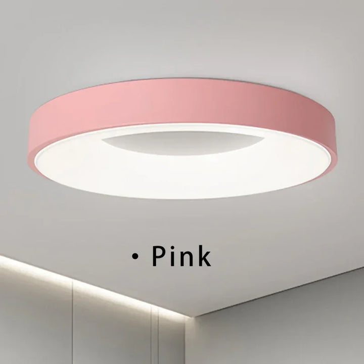Moderne Macaron LED Plafondlamp - Verstelbaar rond ontwerp met afstandsbediening dimmen voor slaapkamer, woonkamer en gang