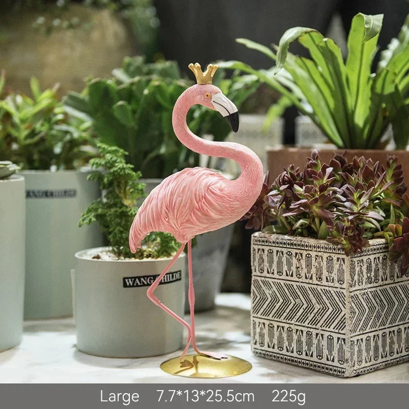 Noordse Flamingo Beeld Figur Standbeeld Sculptuur Woonkamer Kantoor Bruiloft Feest Ornamenten Huishouddecoratie Decoratieaccessoires
