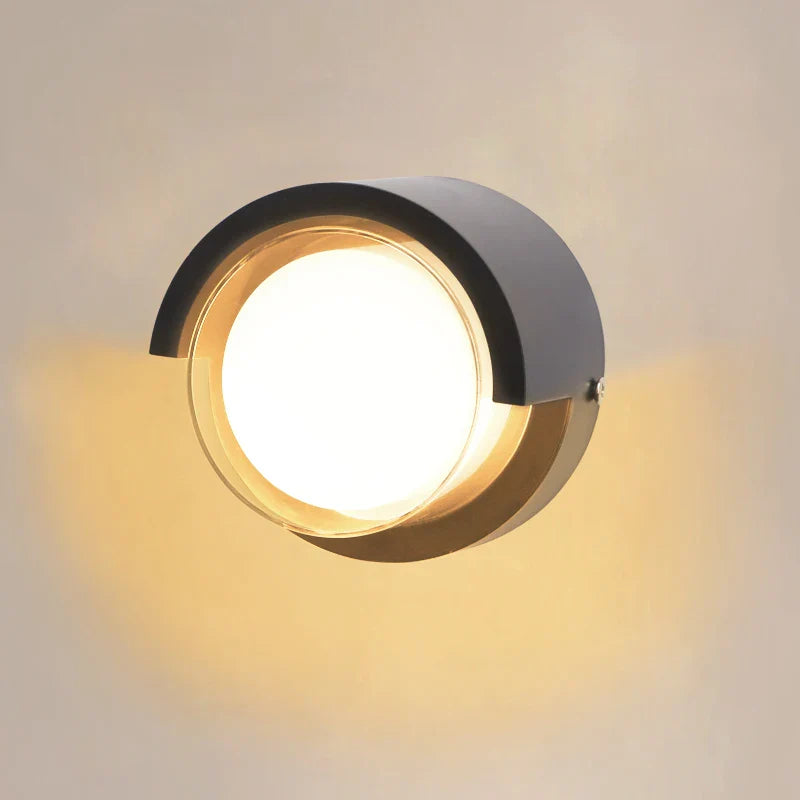 Moderne LED buitenwandlamp – Waterdichte wandlamp voor veranda en balkon voor tuin thuis, IP55 beoordeeld