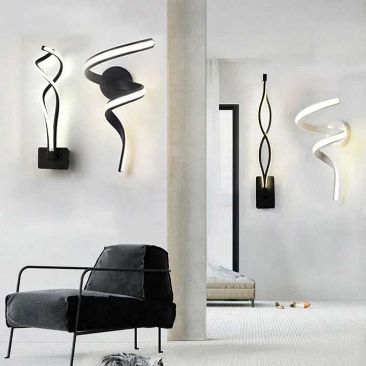 Moderne Minimalistische LED Wandlamp – Op- en Neer- Schakelaar voor Slaapkamer, Woonkamer en Badkamer