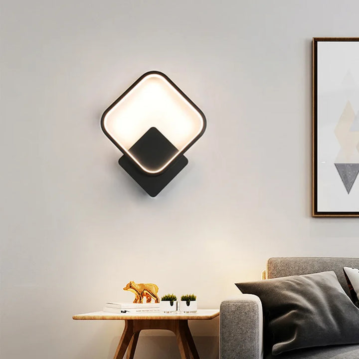 Moderne LED Wandlamp - Ronde Wandlamp voor Slaapkamer, Woonkamer, Hal en Kantoor