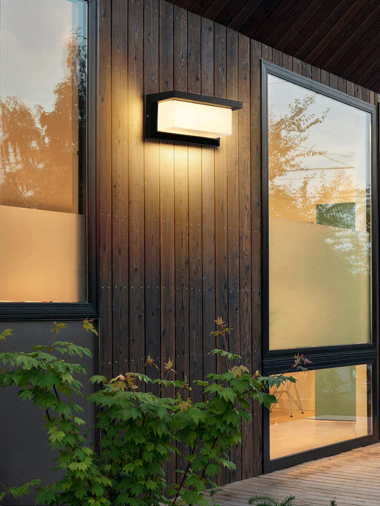 Moderne LED buitenwandlamp met bewegingssensor - Waterdichte veranda lamp, buitenverlichtingssysteem