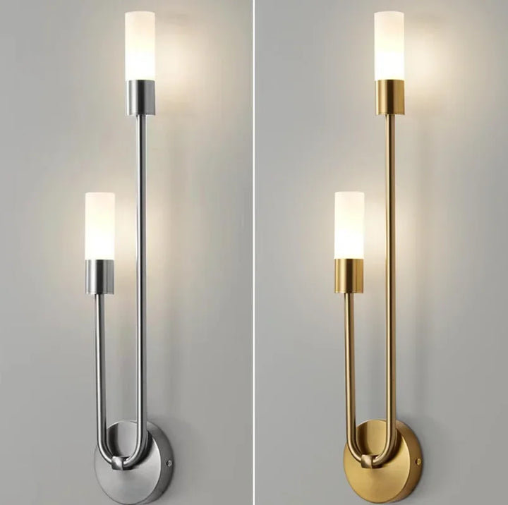 Moderne Gouden LED Wandlamp – Nordic Wandlamp voor Woonkamer, Slaapkamer, Keuken en Hal Decor