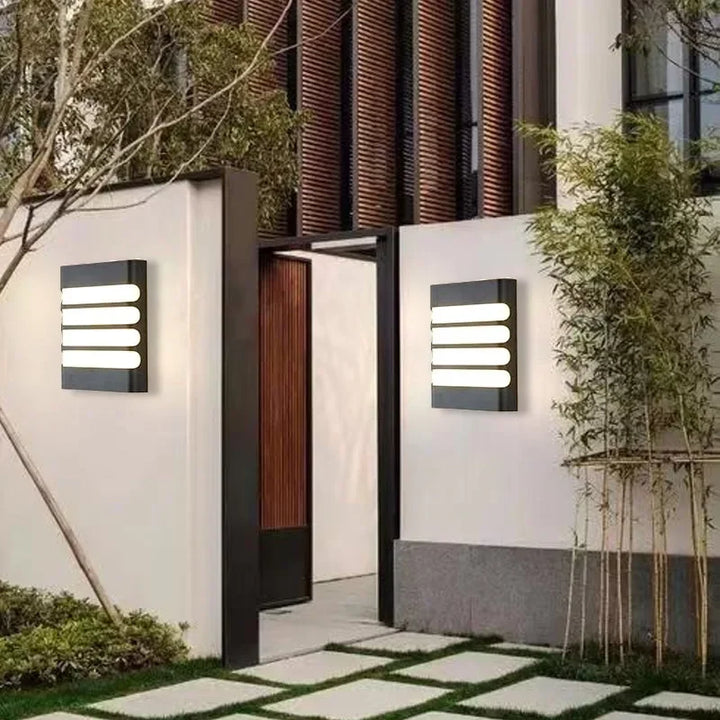Moderne LED buitenwandlamp - Waterdichte tuinwandlamp, wandlicht voor gang, balkon en ingangsdecoratie