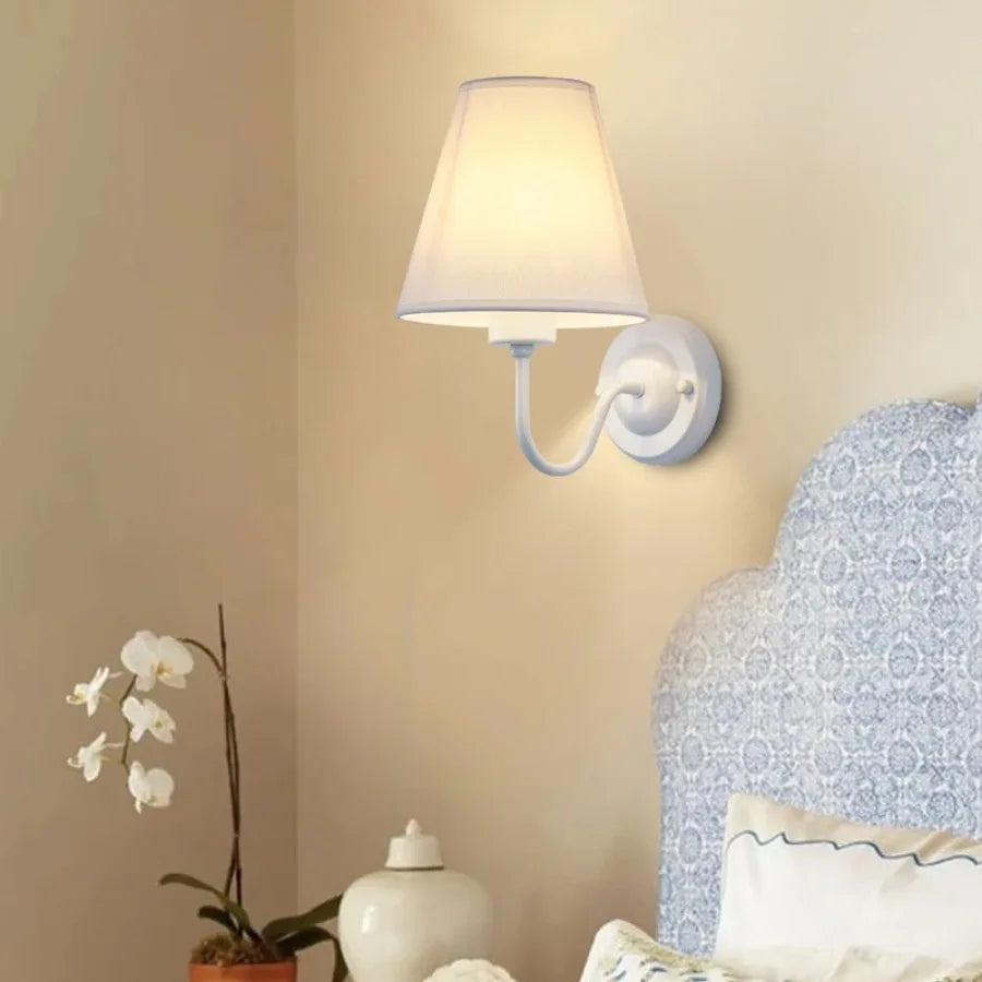 Moderne LED-Stof-Wandlamp - E27 Retro-Wandlampen voor Slaapkamer, Woonkamer, Hotel en Eetkamer
