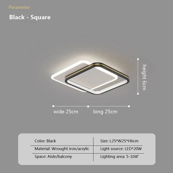Moderne LED plafondlamp