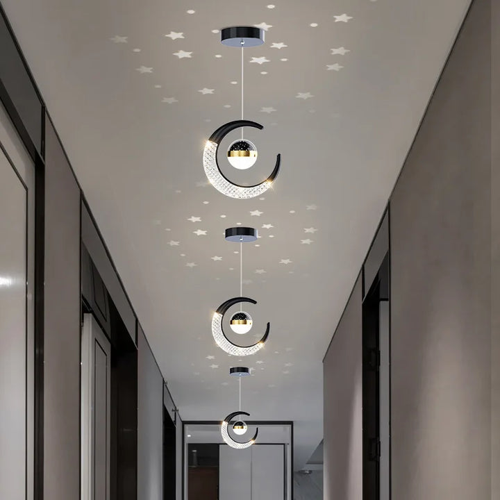 Woondecoratie gang plafondlamp - sterachtige sfeer LED hanglamp