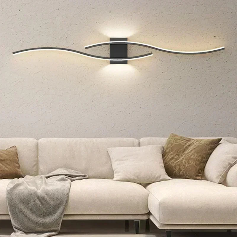 Moderne LED Wandlamp – Dimbare Op- en Neerwaartse Wandlamp voor Slaapkamer, Woonkamer en Interieurs