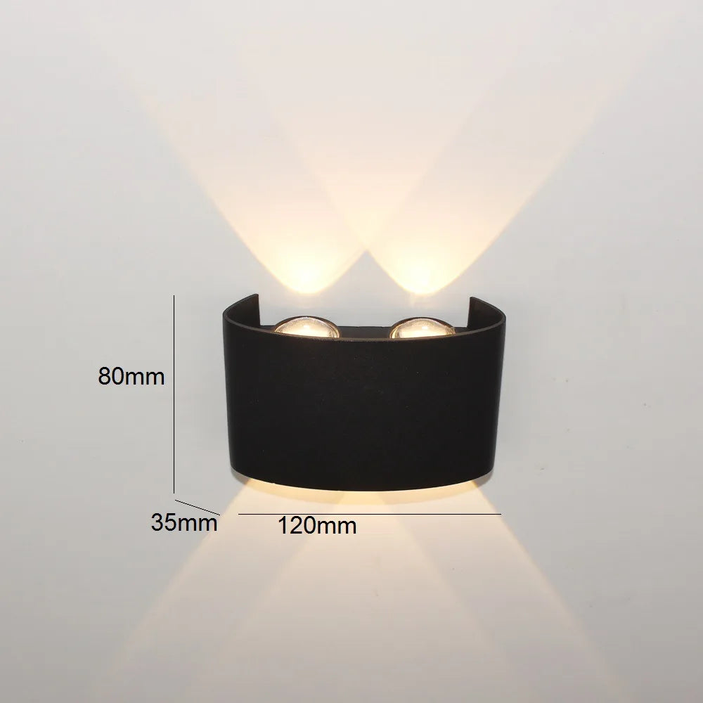 Lichaamsbewegingssensor Wandlamp Waterdicht Buiten LED Wandschakelaar Aan Af Verlichtende Lampen Tuin Binnenplaats Inductiegang Wandlamp
