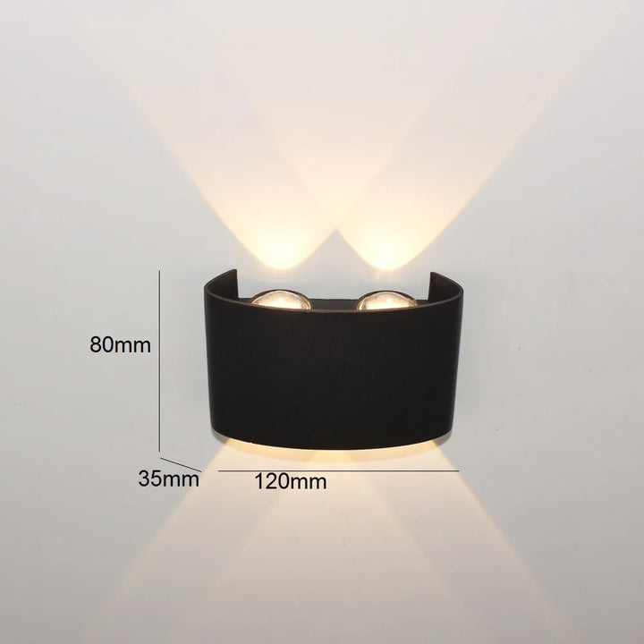 Lichaamsbewegingssensor Wandlamp Waterdicht Buiten LED Wandschakelaar Aan Af Verlichtende Lampen Tuin Binnenplaats Inductiegang Wandlamp
