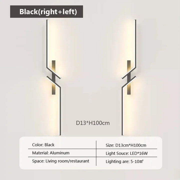 Moderne LED-Wandlamp - Minimalistisch ontwerp, op- en aflicht voor slaapkamer, woonkamer, TV-sofa en lobby - Dimbare wandmontageverlichting